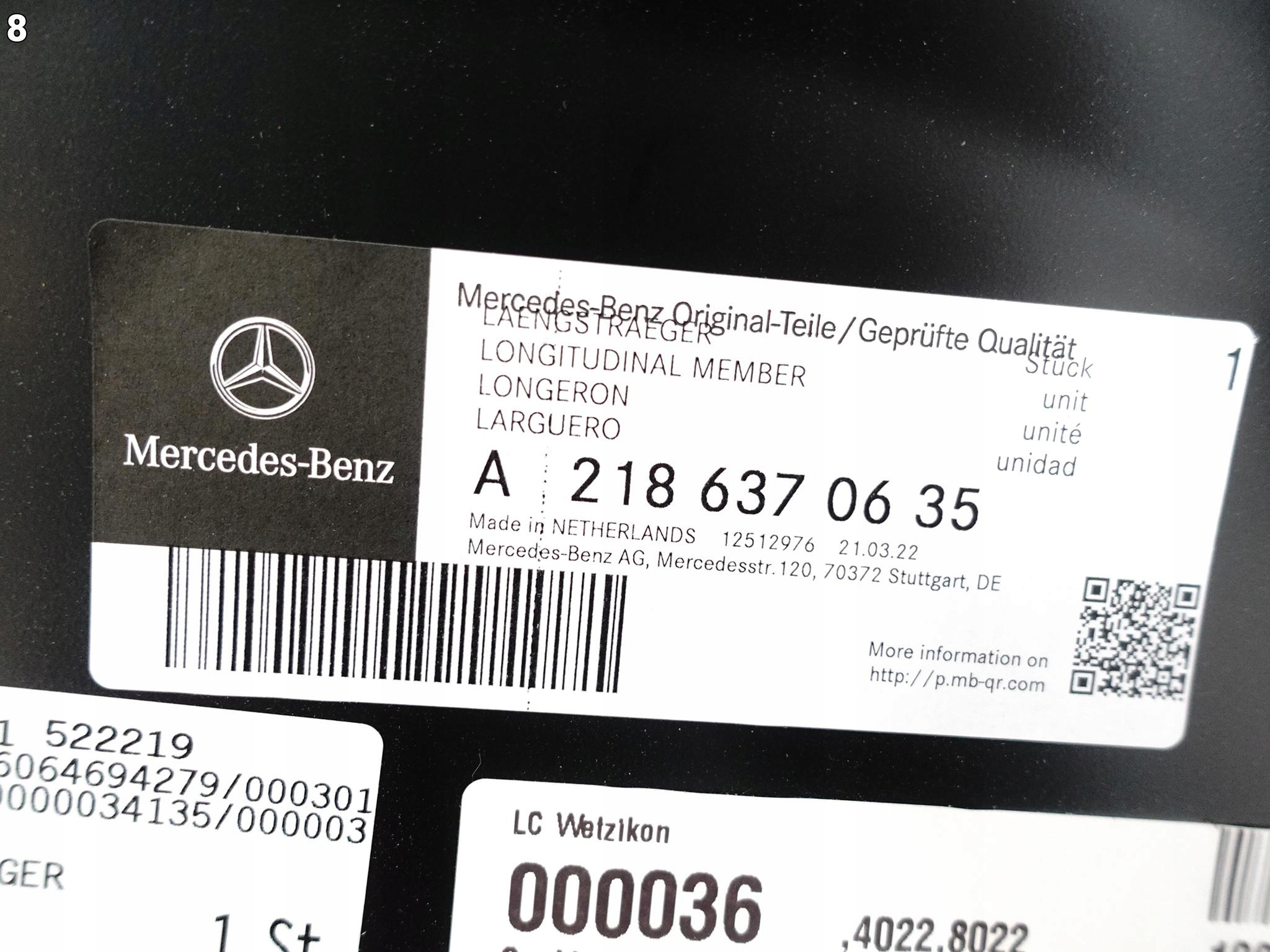 MERCEDES CLS CLS63 C218 X218 63 AMG 10-18 threshold sheet metal PANEL side right