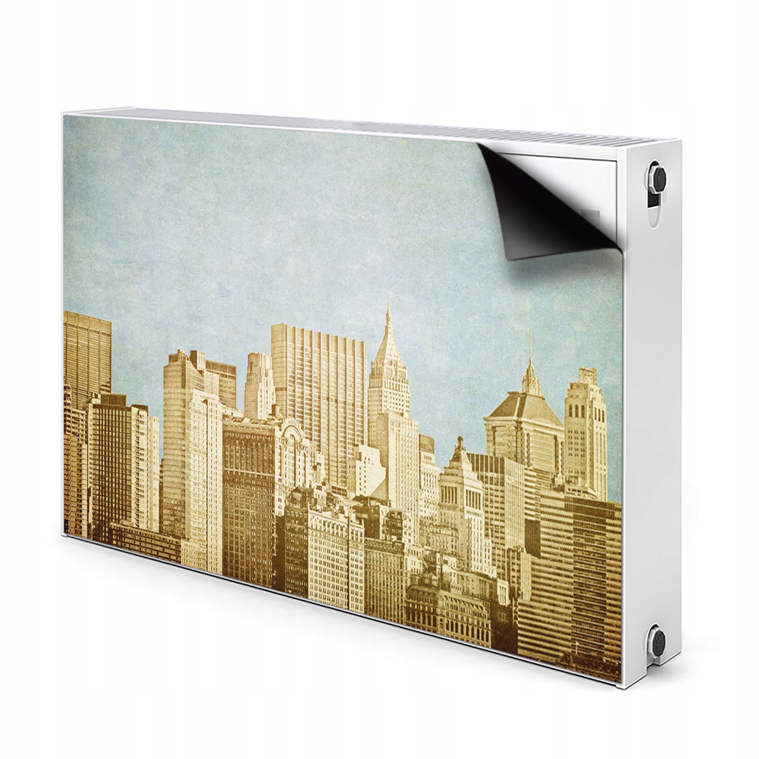 S grafikou maskovacího stroje 90x60 vzor Mrakodrapy Manhattan