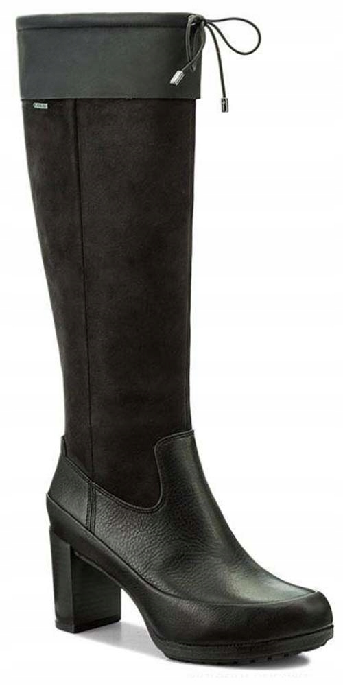 Kozačky Clarks LondonTown Gtx černé kožené voděodolné 36