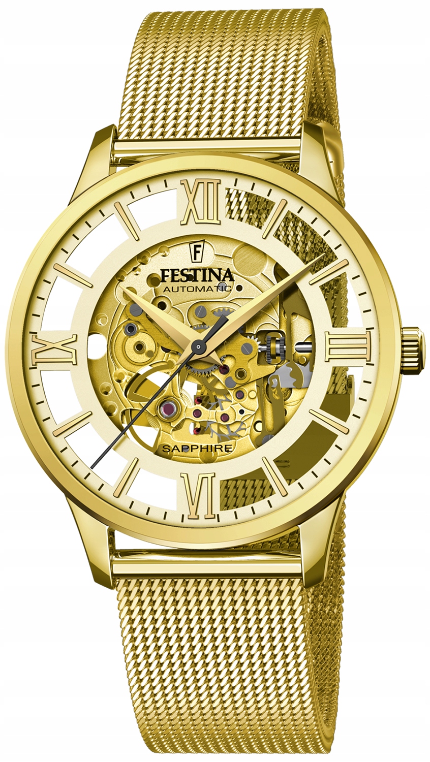 Pánské Hodinky Festina F20667-1 zlaté