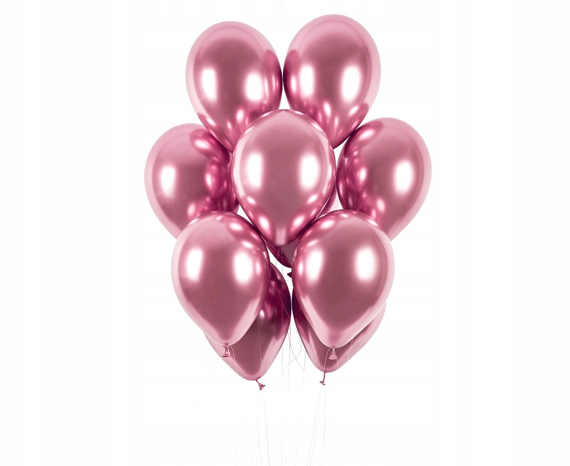 

Balony Glossy Chromowane Rose Gold - 30cm - 10szt