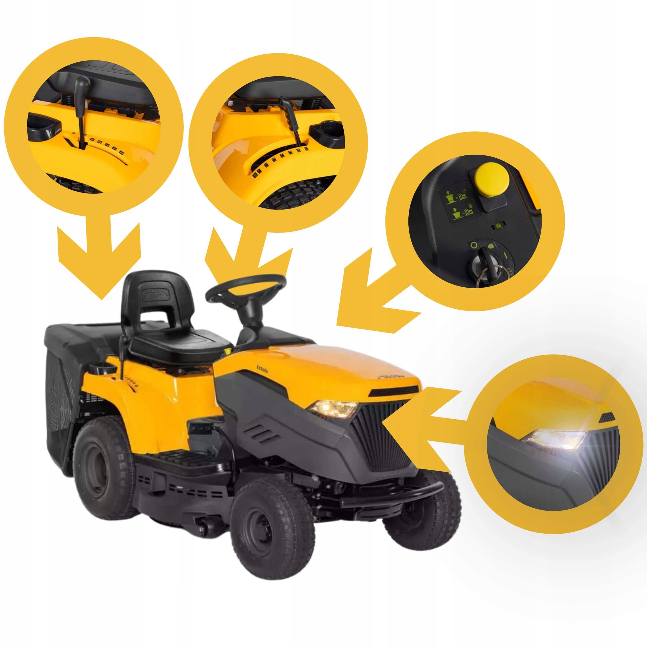 TRAKTOR OGRODOWY DO KOSZENIA STIGA ESTATE 384 M + ZESTAW STARTOWY + BONUS EAN (GTIN) 5905930601028