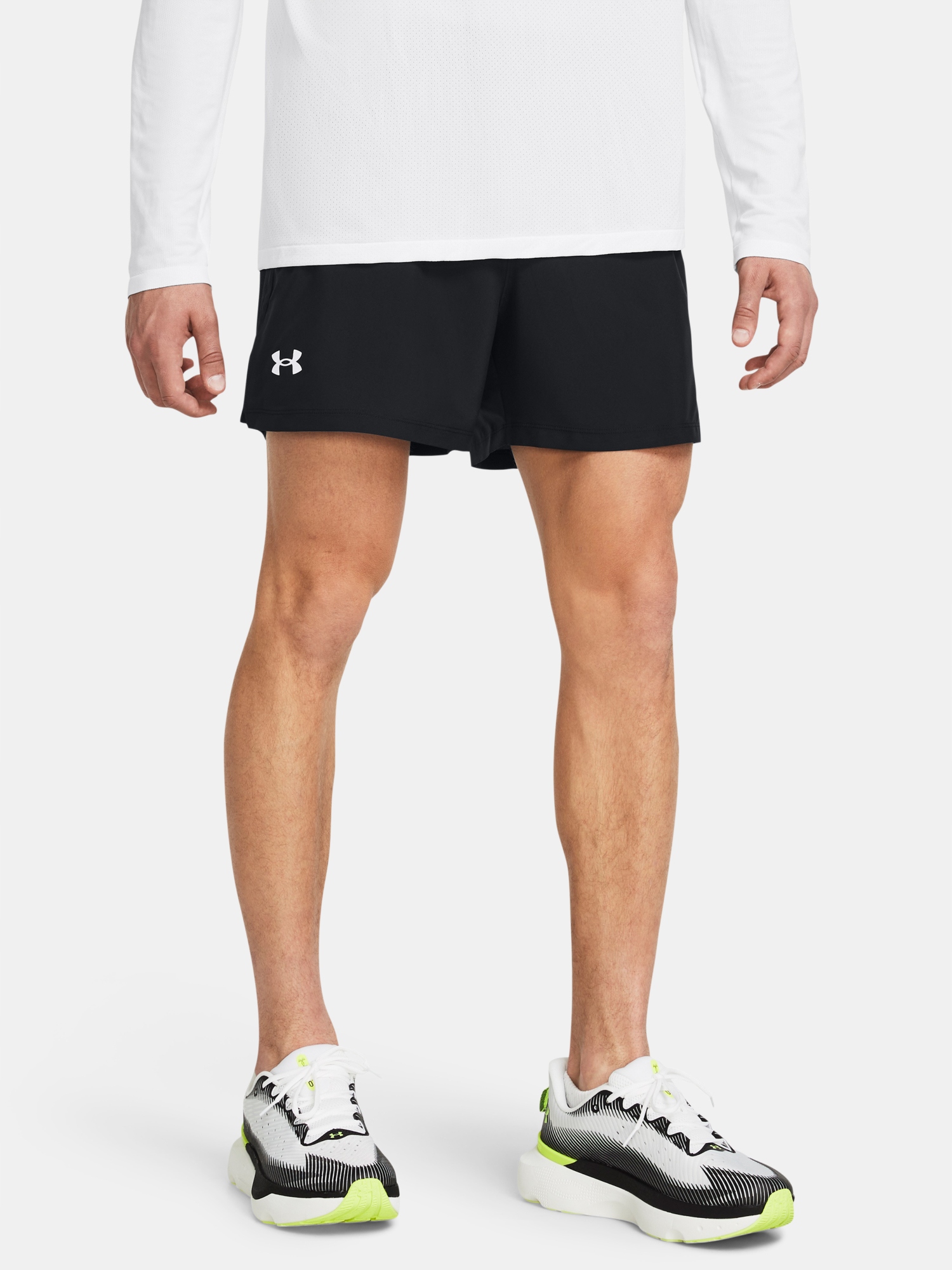 Kraťasy Ua Launch 5'' Shorts-blk