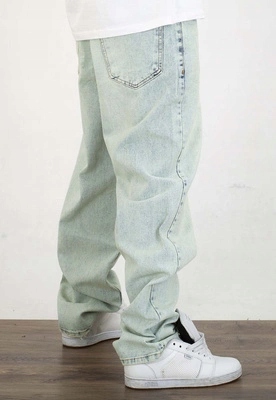 Kalhoty I8 Denim BAG114 Baggy světle modré