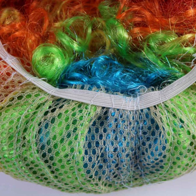 PERUKA KLAUNA CLOWNA AFRO KOLOROWE WŁOSY KRĘCONE Marka inny