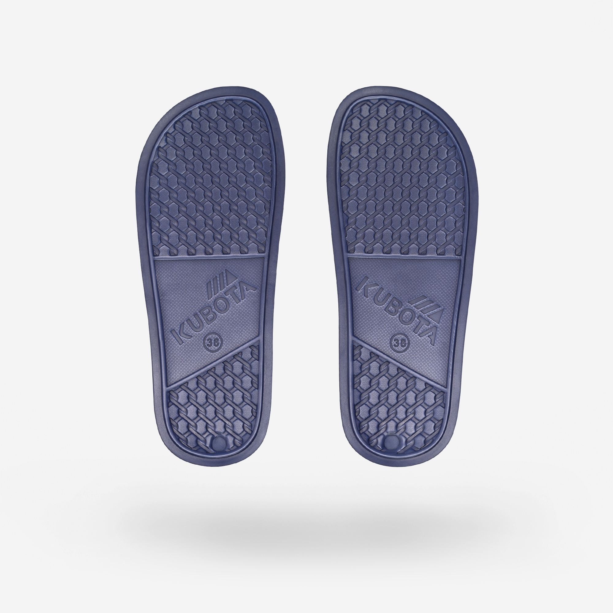 GUMOWE KLAPKI BASENOWE DAMSKIE 38 KUBOTA GRANATOWE LEKKIE KLAPKI 38 Rozmiar 38