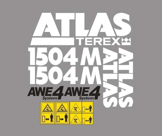 Samolepky Atlas 1504M
