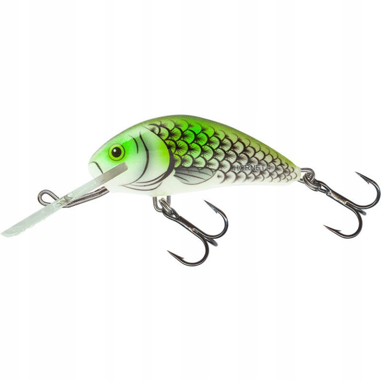 Salmo Wobler Hornet Float 5cm Olive Hot Spot
