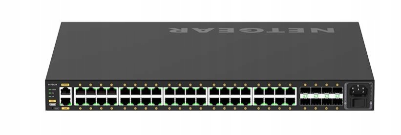 Przełącznik zarządzalny Netgear 40x1G PoE+ 480W i 8xSFP