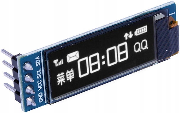 

Wyświetlacz Oled 0,91 SSD1306 Arduino I2C Biały