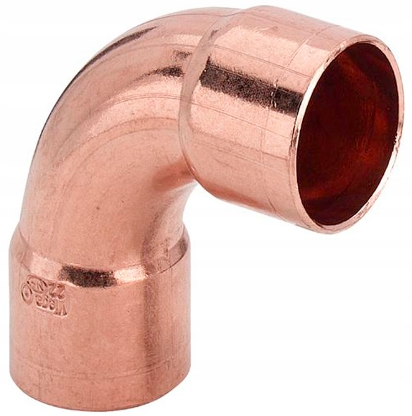 

Łuk 90 miedziany dwukielichowy 18 miedź Cu