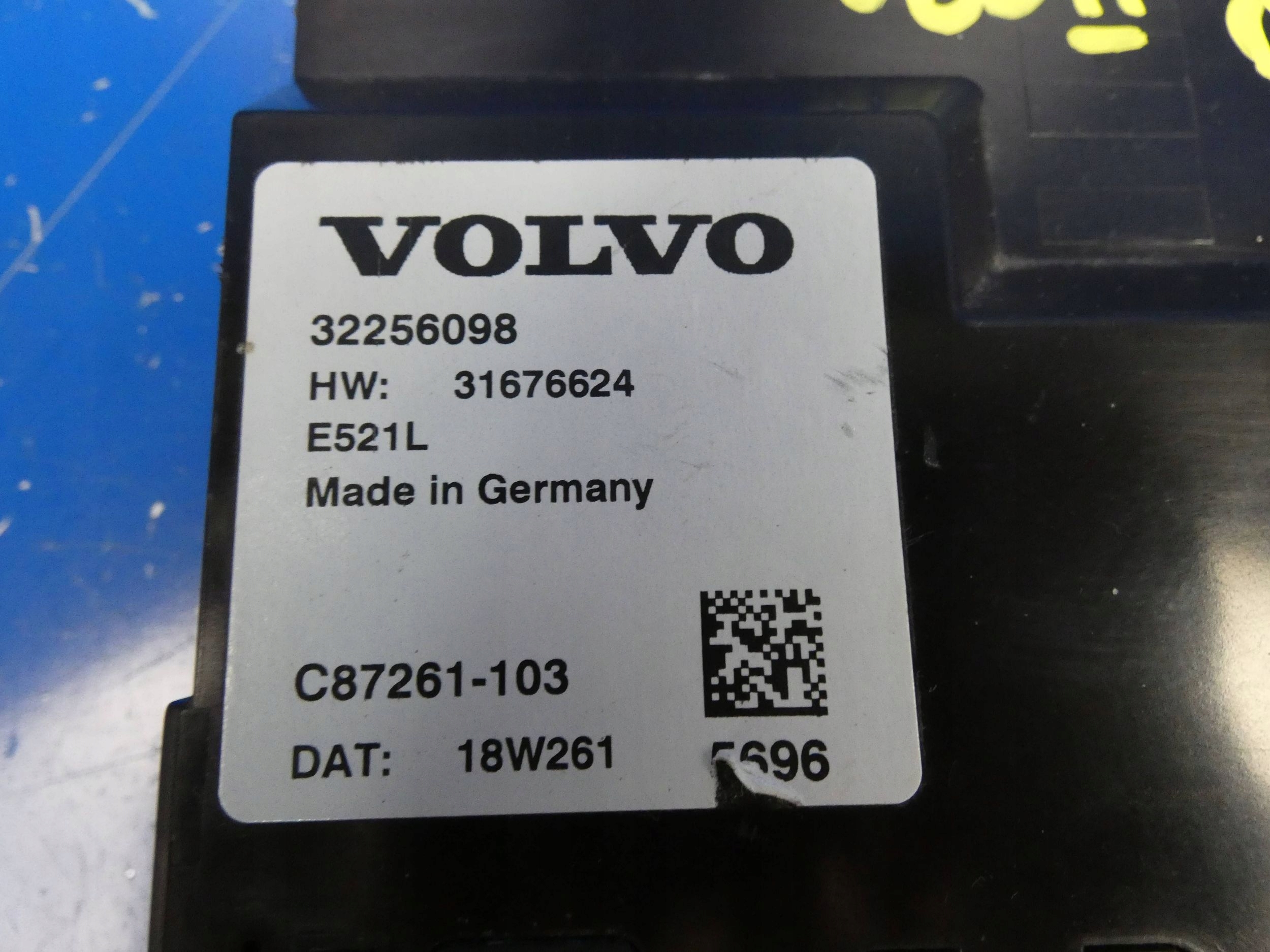VOLVO V60 II 18- XC60 II XC90 II V90 module control unit bonnet boot
