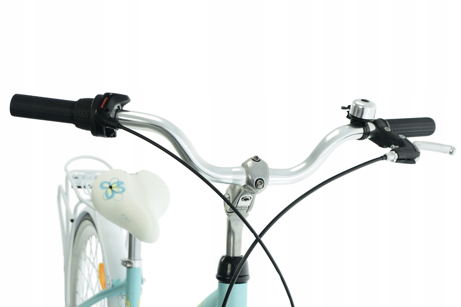 Rower Kands 24 Olivia r14 cali miętowo-biały mat 2025 Nowość na rynku !!