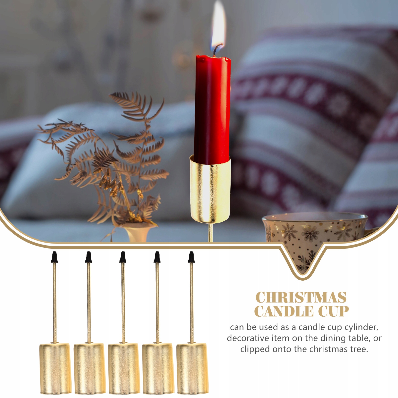 ZACISKANE ŚWIECZNIKI WSZECHSTRONNOŚĆ WYKOŃCZENIA PRZYJĘĆ Stan opakowania oryginalne