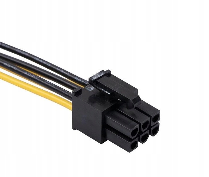 Kabel PCI-E GPU 6 Pin do 6+2 Pin 8 Pin Riser 50cm Kod producenta 4458