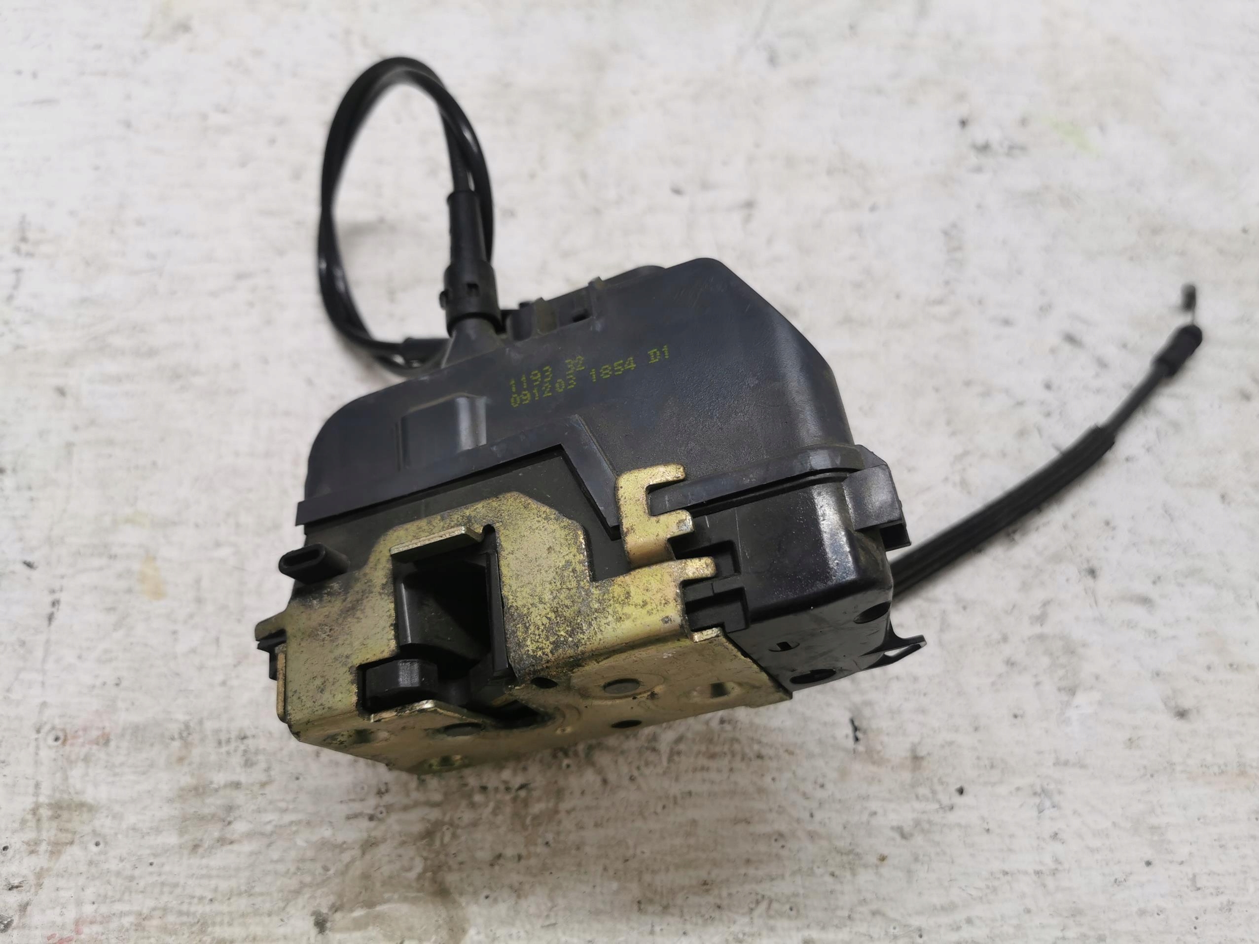 lock door right rear part RENAULT MEGANE II 6PIN