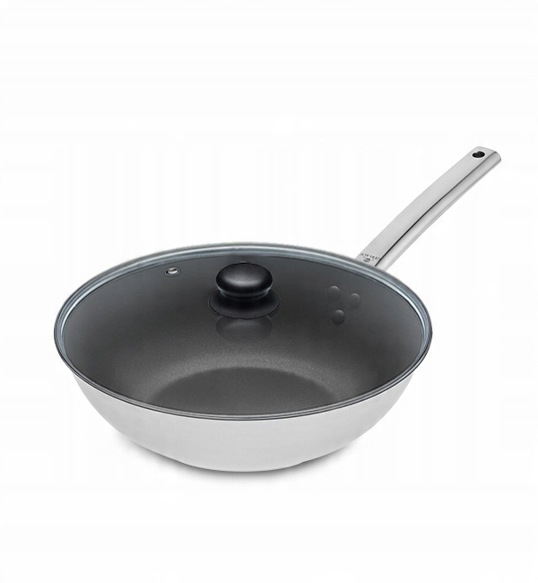 

Gerlach Solid Wok 28CM Powłoka Ceramiczna Pokrywka