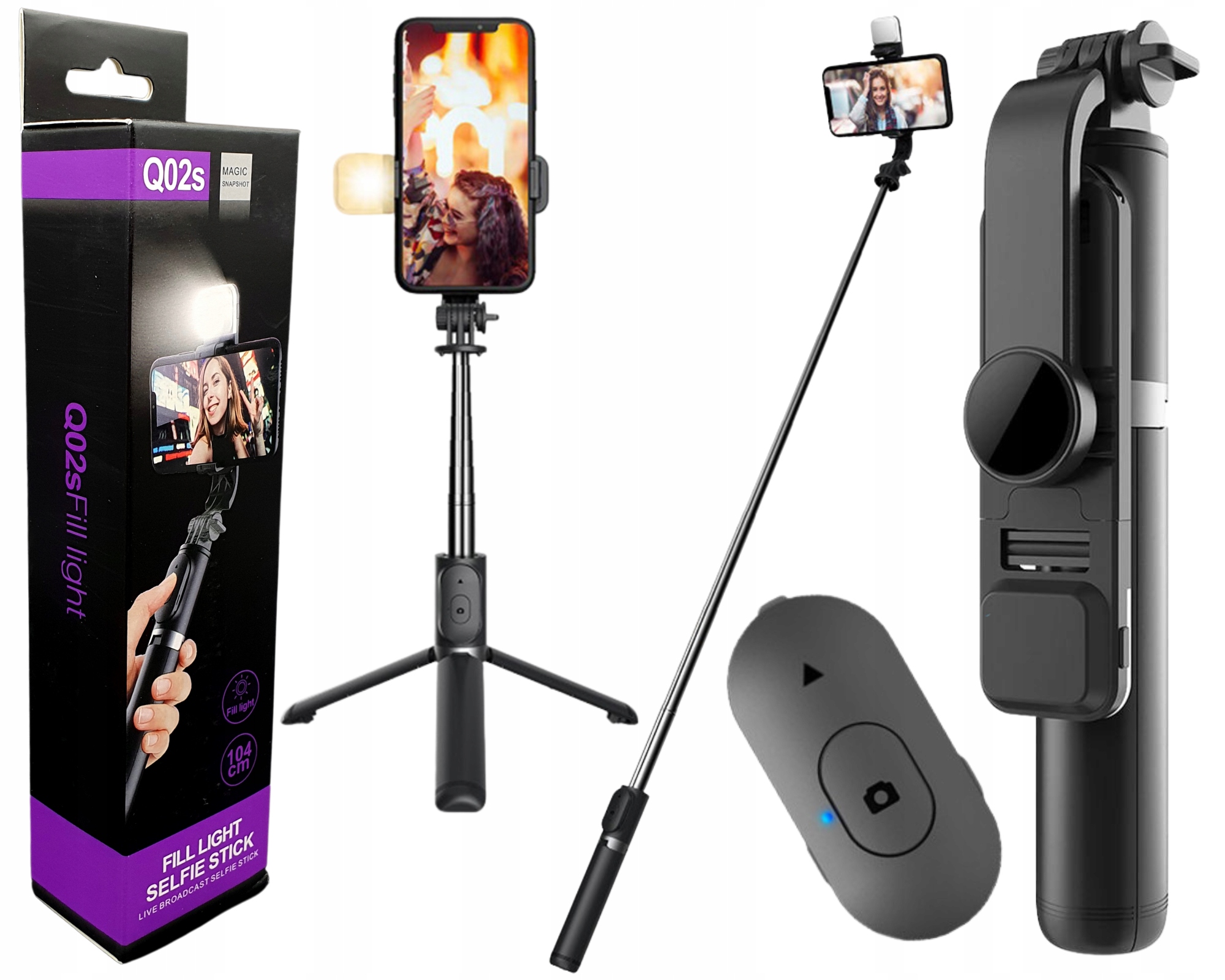

Kijek Do Selfie Stick Tripod Statyw Pilot Bluetoot
