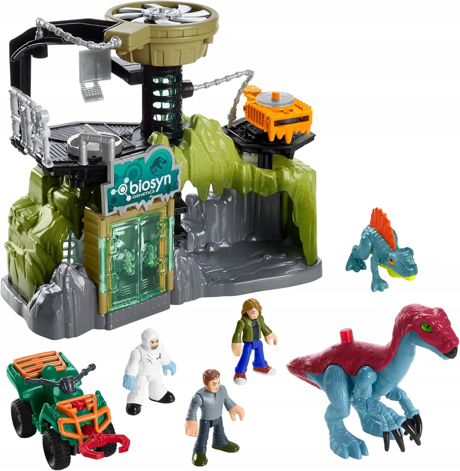 Fisher-Price Imaginext Jurassic Laboratorium dinozaurów HPT69 Dinozaur Jura