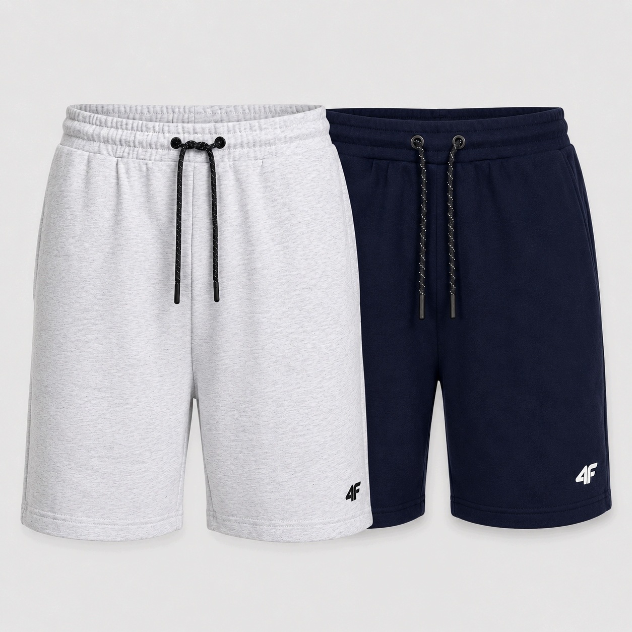 Sada Pánských Kraťasů 4F 2PACK Teplákové Kraťasy XXL M0836 SS26