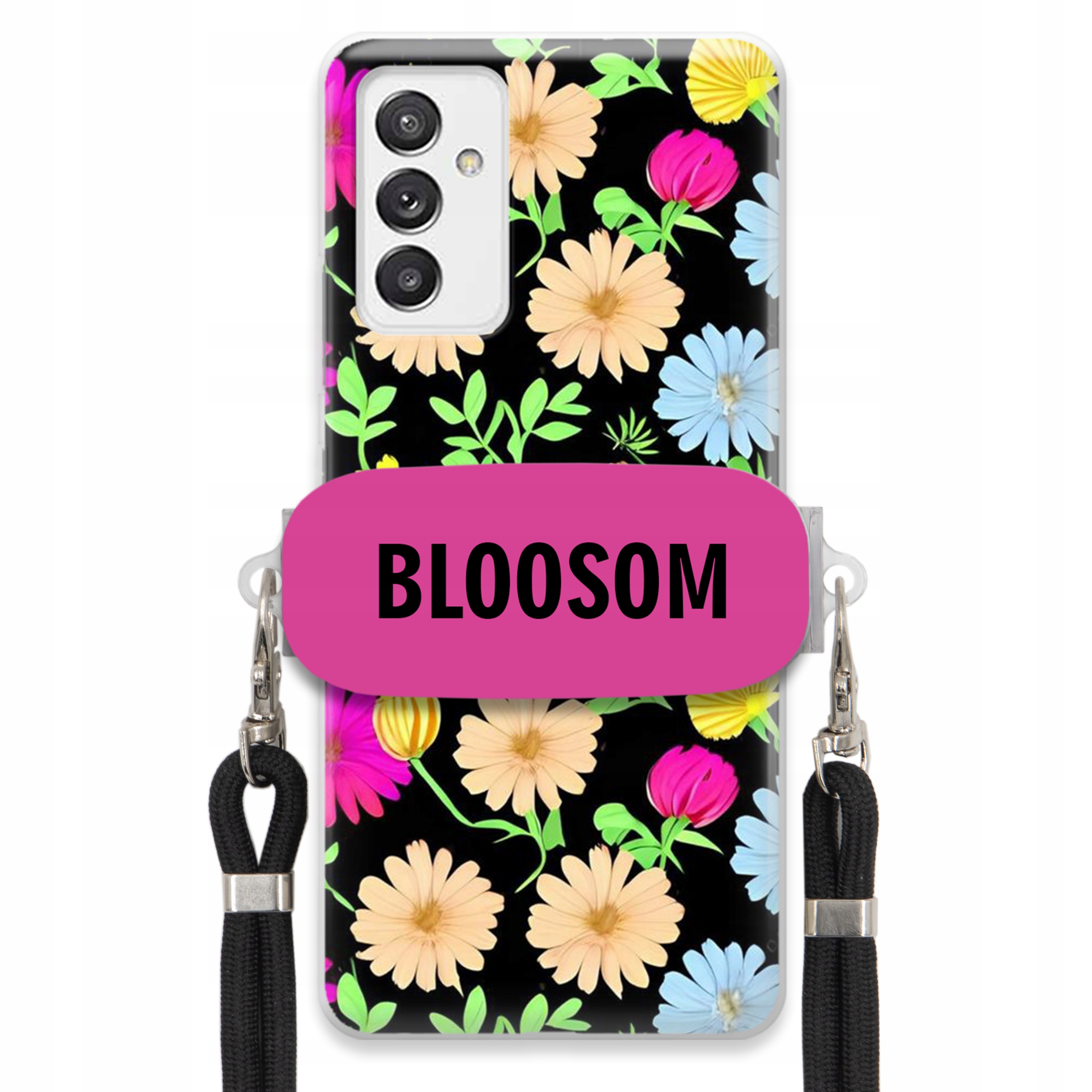 Pouzdro Držák Crossbody pro Samsung A82 5G Kryt Case Květiny Bloosom Flower