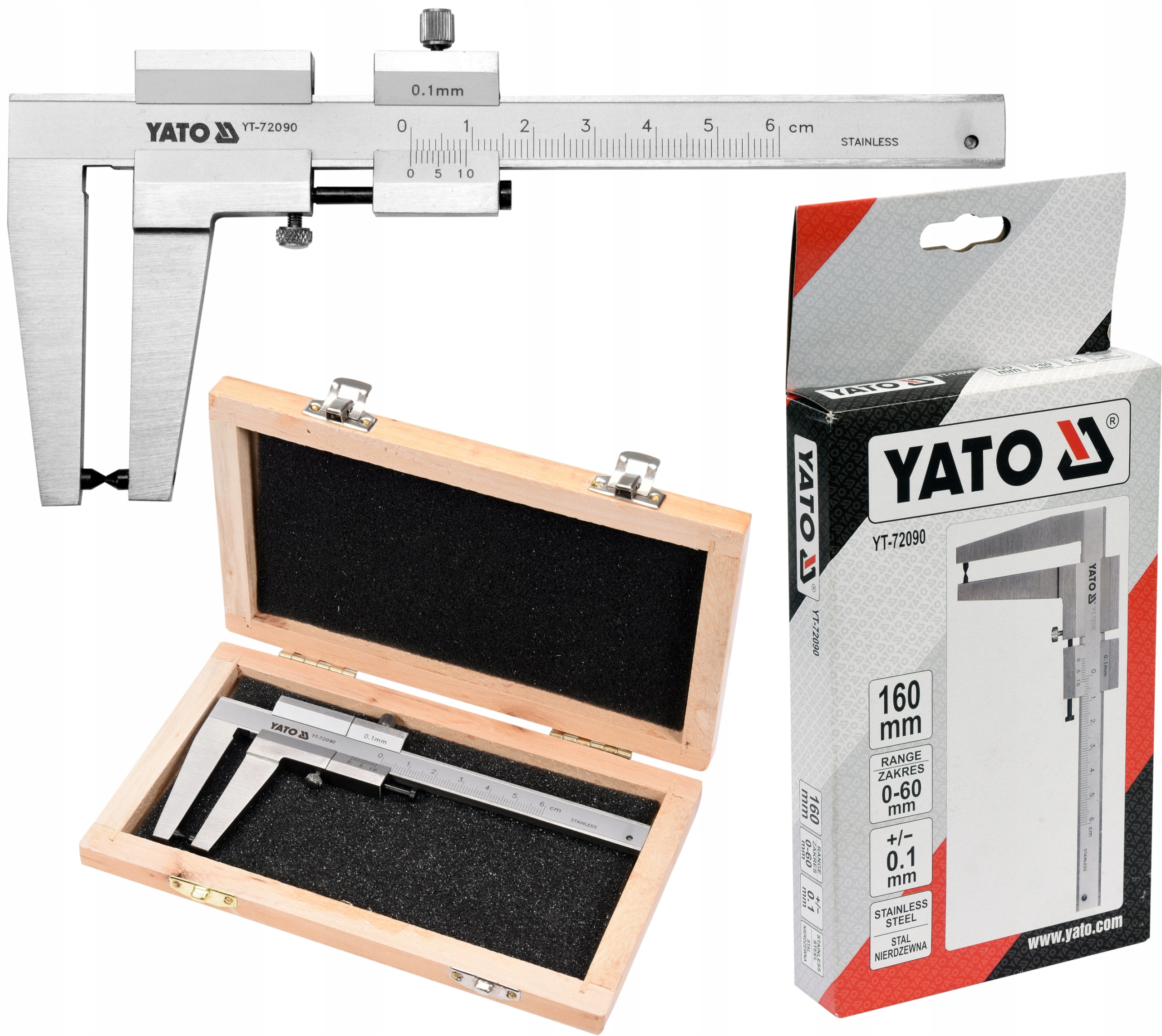 Yato Posuvné Měřítko Pro Měření Brzdových Kotoučů 0-60 MM Asistent řidiče #16