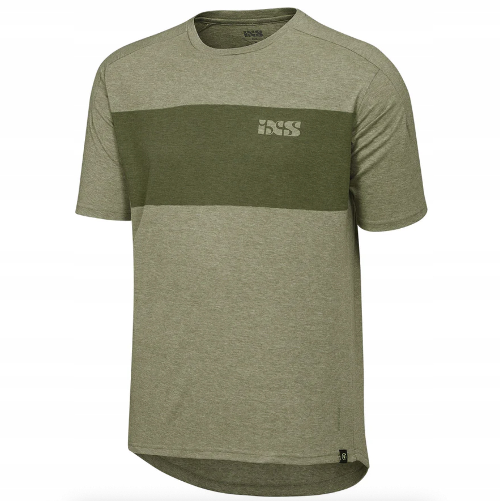 Cyklistické tričko iXS Flow Censored Tech Tee Olive vel. M Prodyšné z 239zł