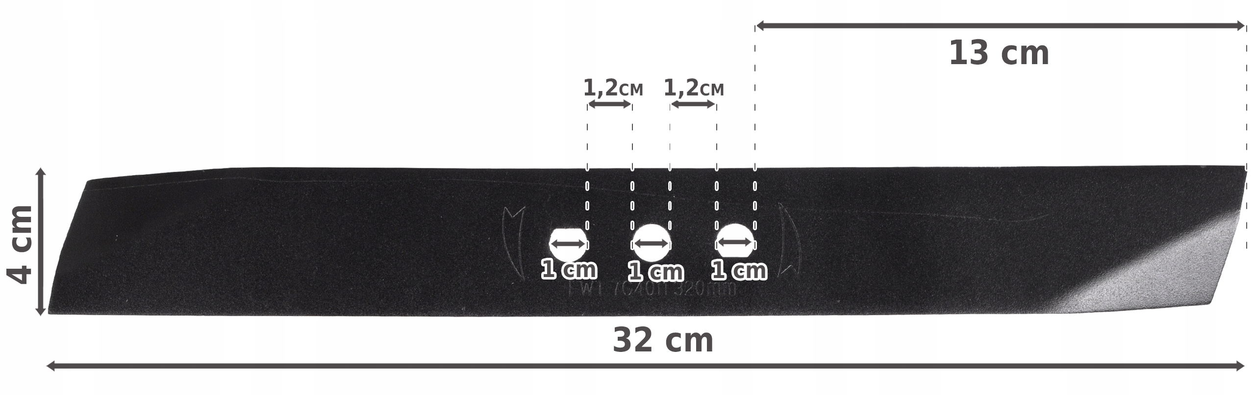 OSTRZE NÓŻ DO KOSIARKI ELEKTRYCZNEJ MALTEC 32CM Typ nóż