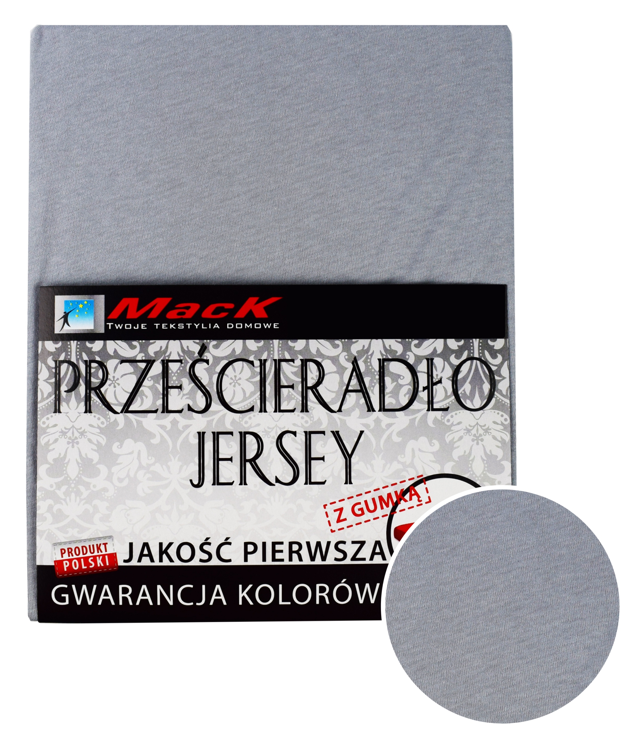 

Prześcieradło Jersey Z Gumką 140X200 jasny szary