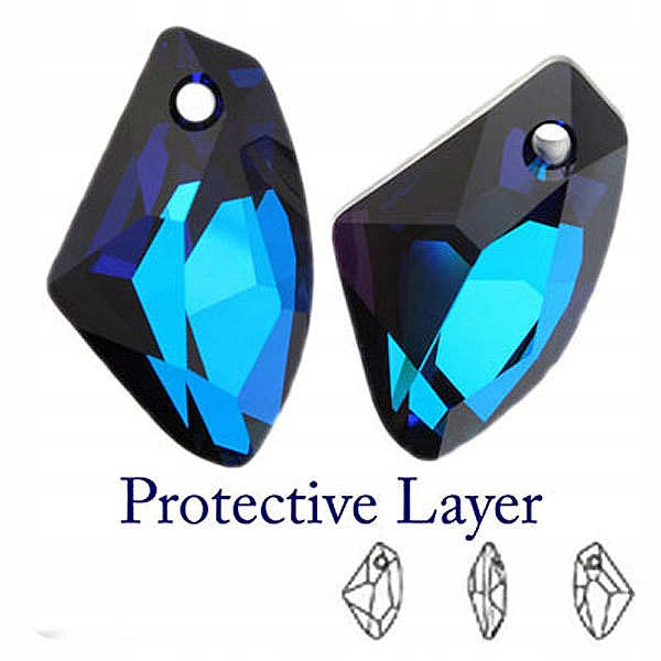 6656 Swarovski Galactic Vertical 19mm Bermuda Blue 8661906102 