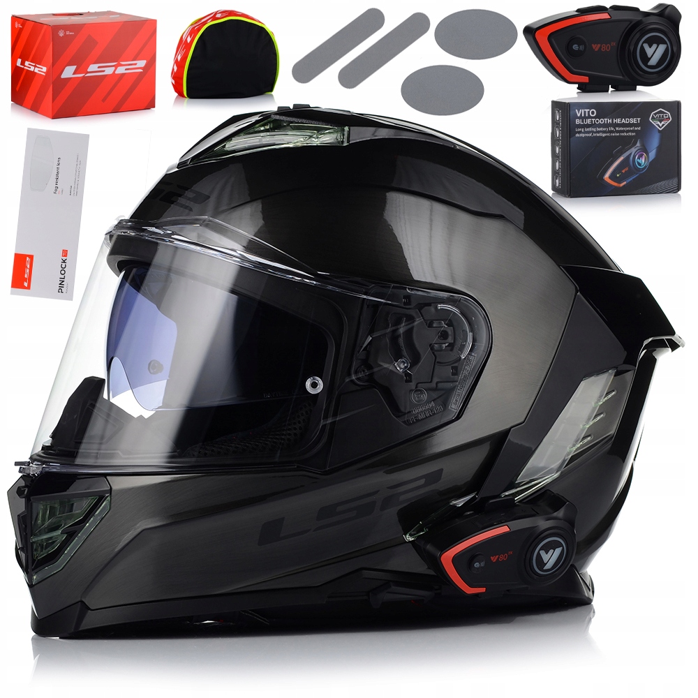 Motocyklová Prilba LS2 FF818 Storm III Jeans Pinlock Blenda Interkom