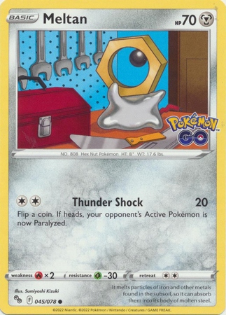 Meltan 045/078 Common Pokemon Go