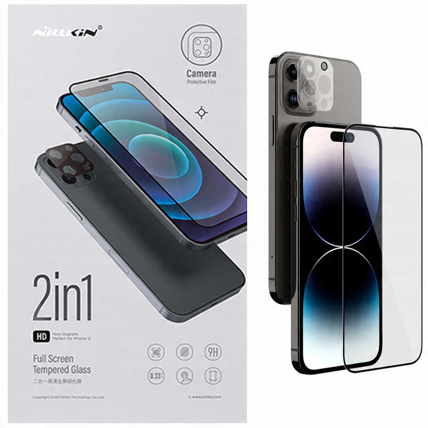 

Szkło hartowane Nillkin 2w1 Hd do iPhone 14 Pro