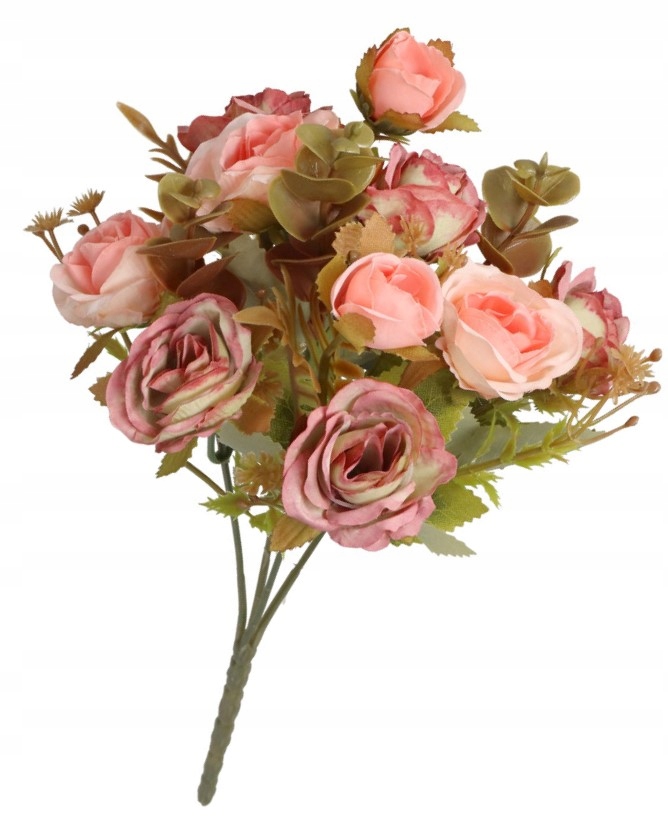 SZTUCZNE KWIATY JAK ŻYWE ROŚLINY RÓŻA RÓŻE BUKIET Kod producenta 03953