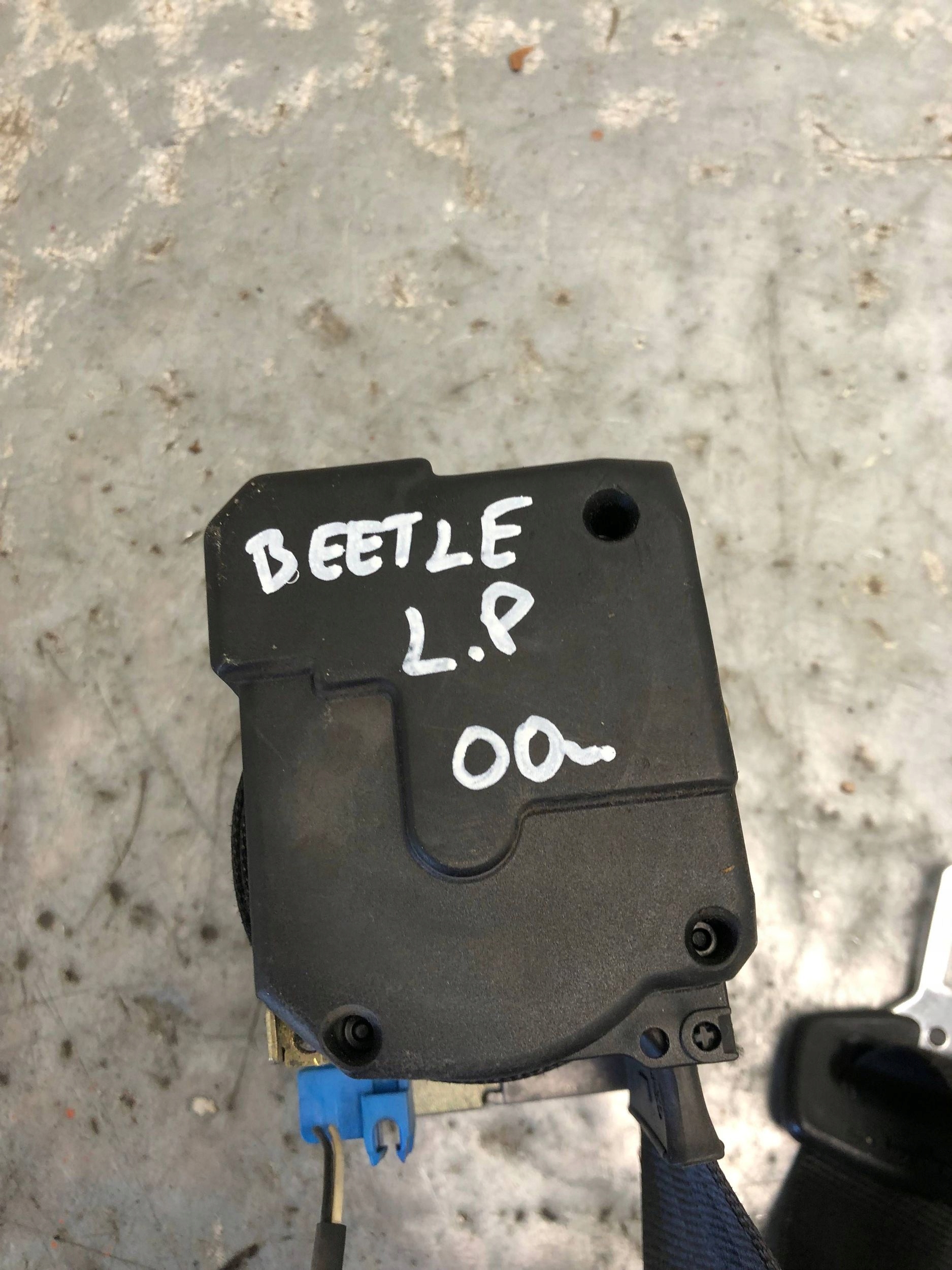 tension belt safety left front VW NEW BEETLE 1C1857705G