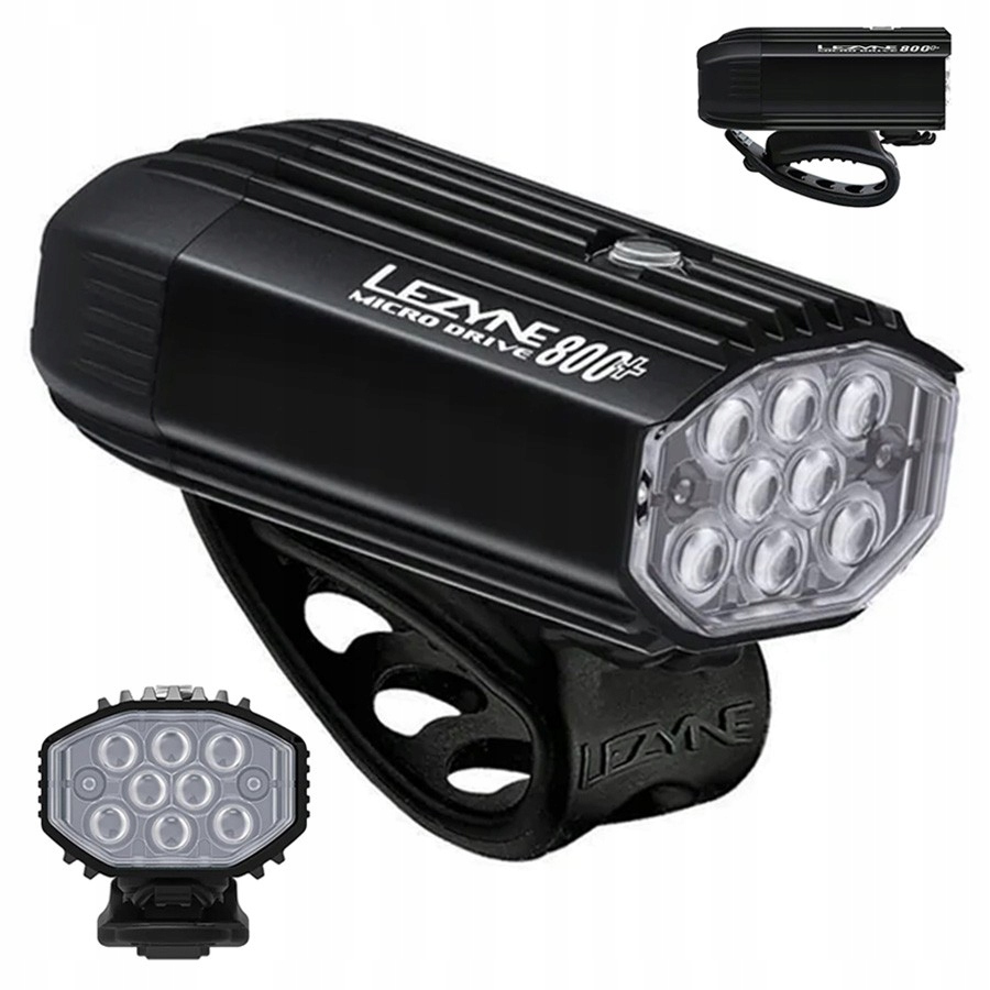 Lampka przednia Lezyne Micro Drive 800+ czarna