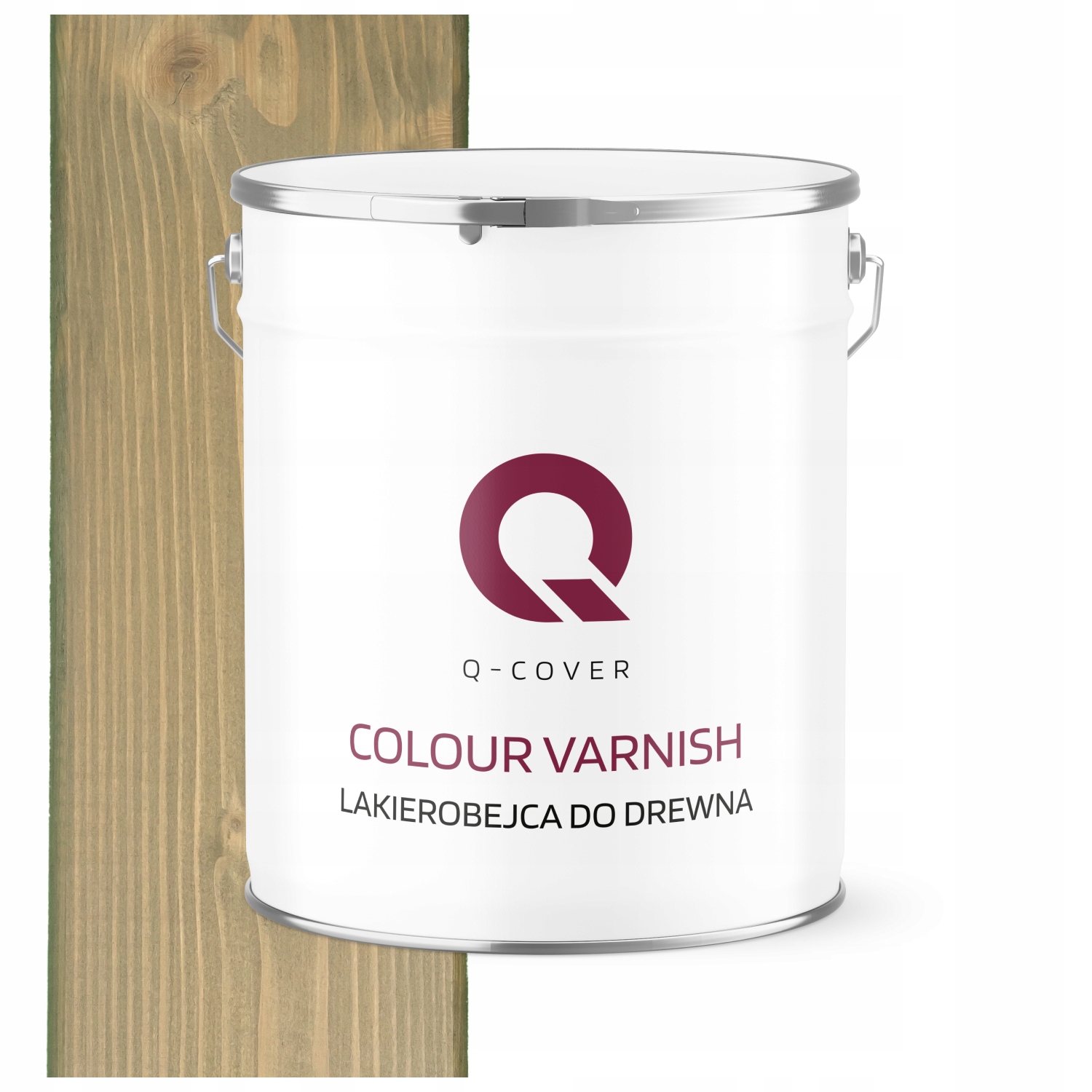 Lakovací Hmota Na Dřevo 3V1 Lazura Šedá Žlutá 7034 Polomatná 5 L Ochranná