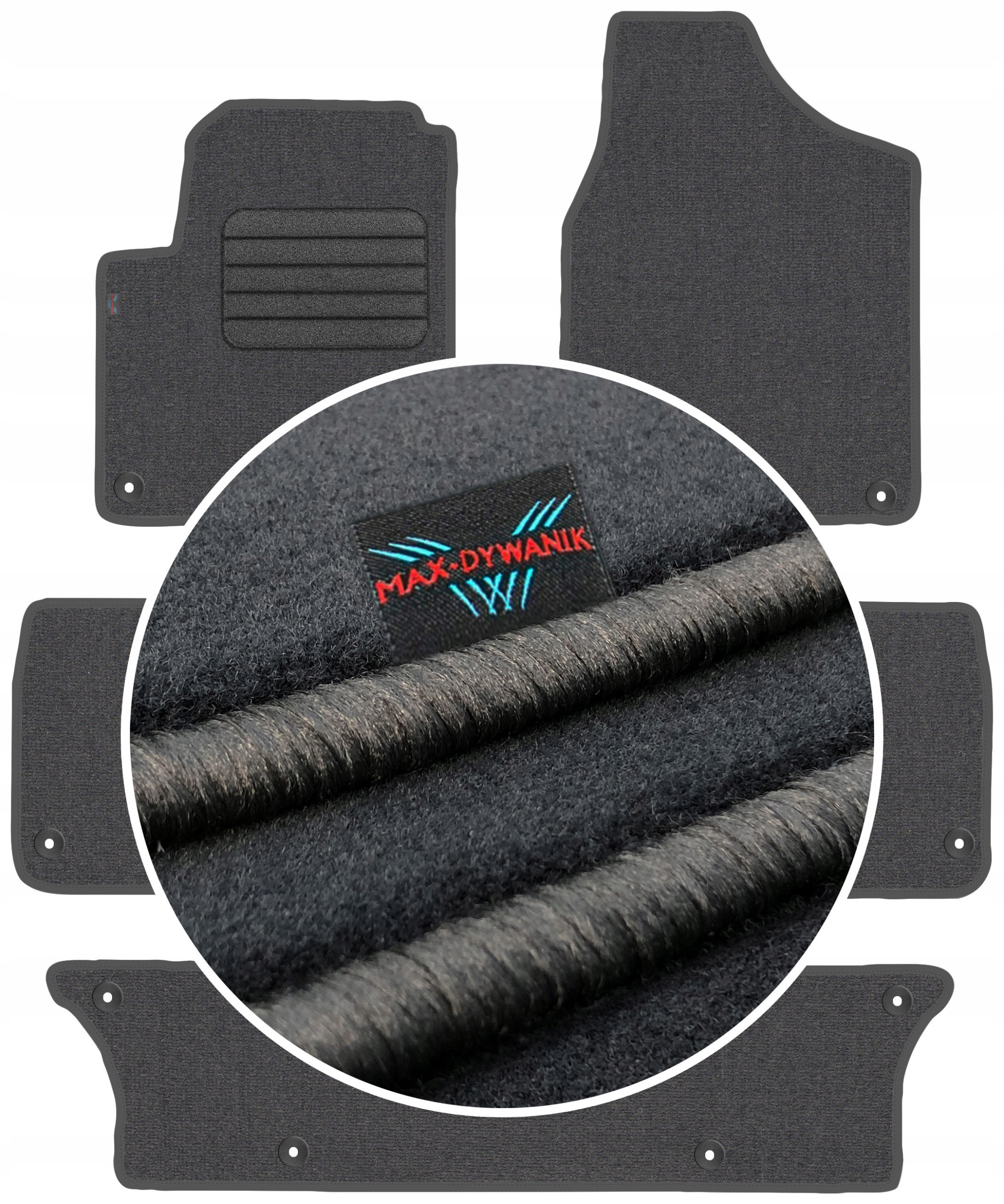 Vw Sharan I 7os 1998-2010 Koberce do auta