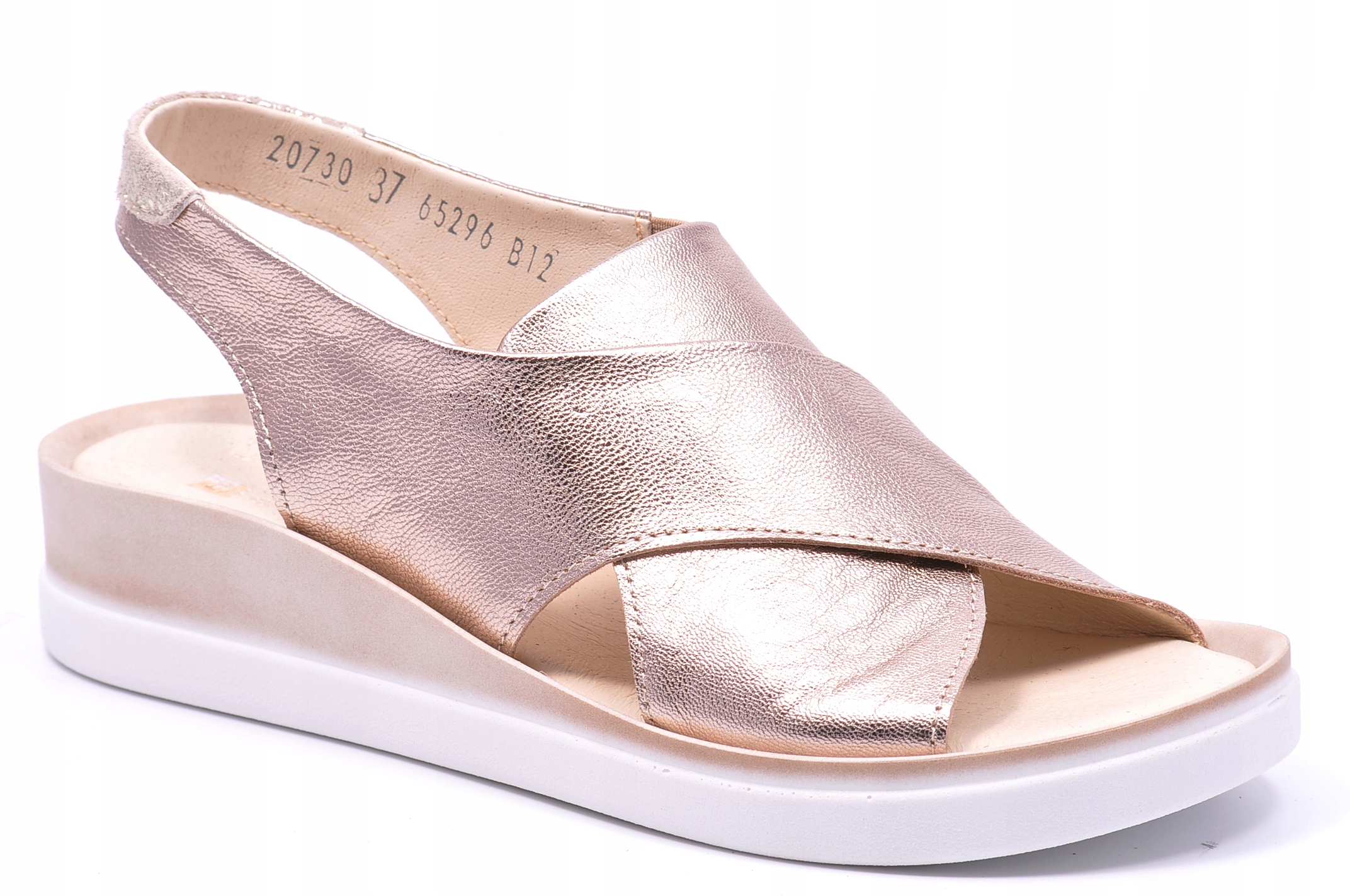 Sandály Nessi 20730 Zlaté 815 Velikost 36