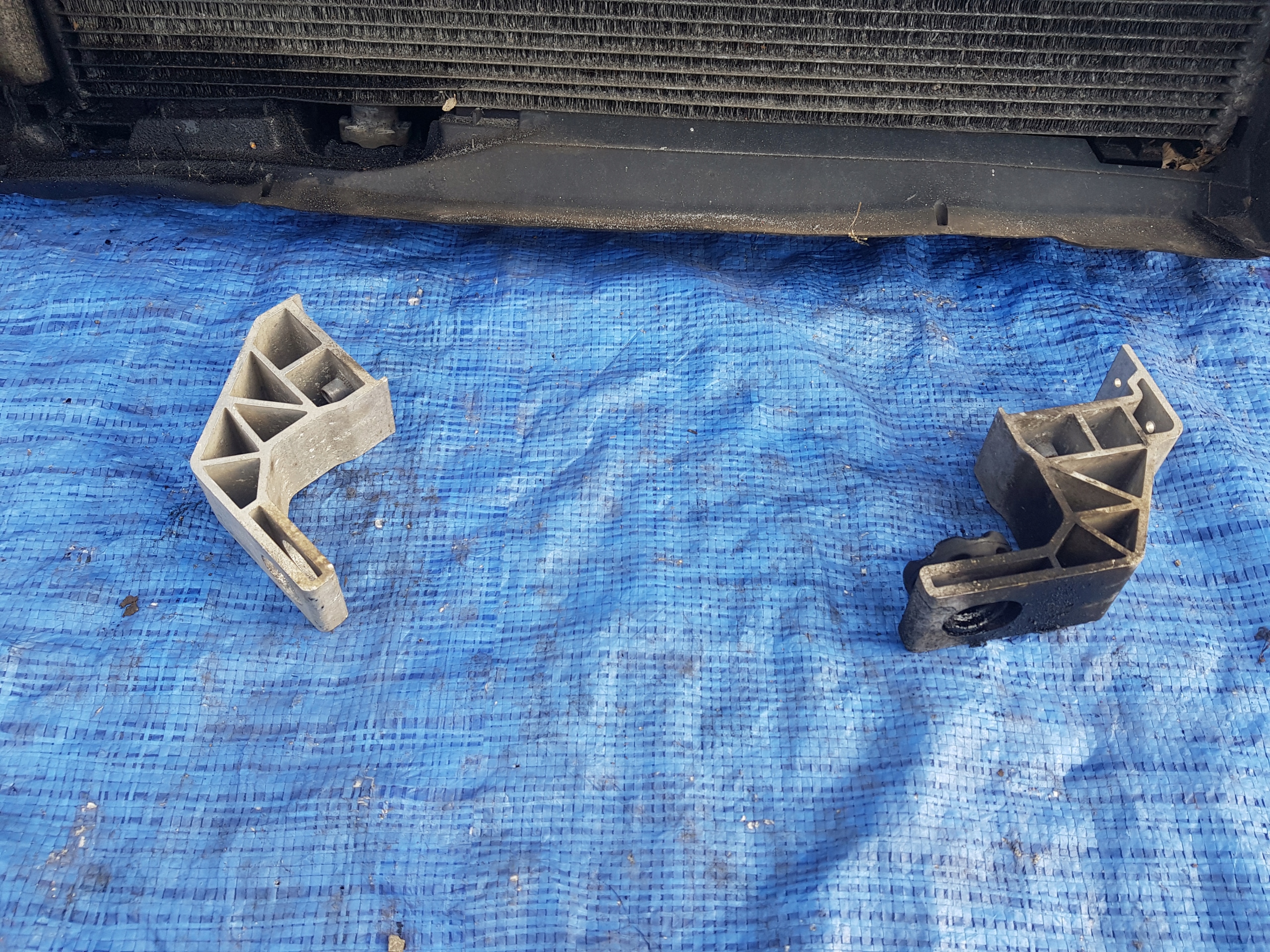 support panel for radiators radiator MERCEDES W205 MANUAL 1.6