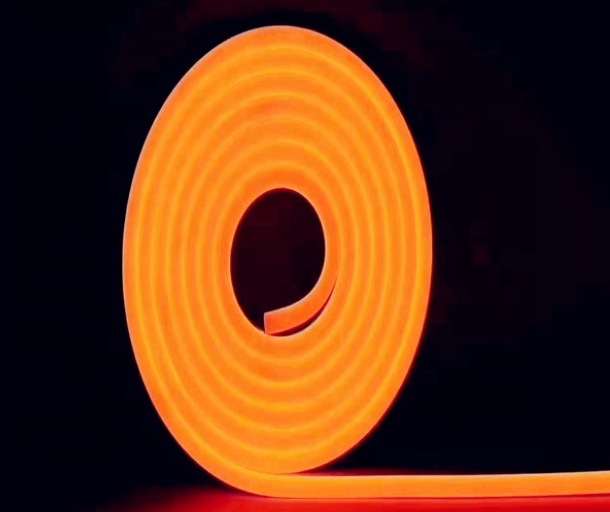 Neon LED FLEX wąż Pomarańczowy 12V IP67 6x12 - 1m