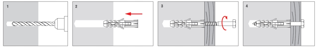 KOŁKI ROZPOROWE RAMOWE KOŁEK 10x80 KKX 100szt Kod producenta KKX-10080