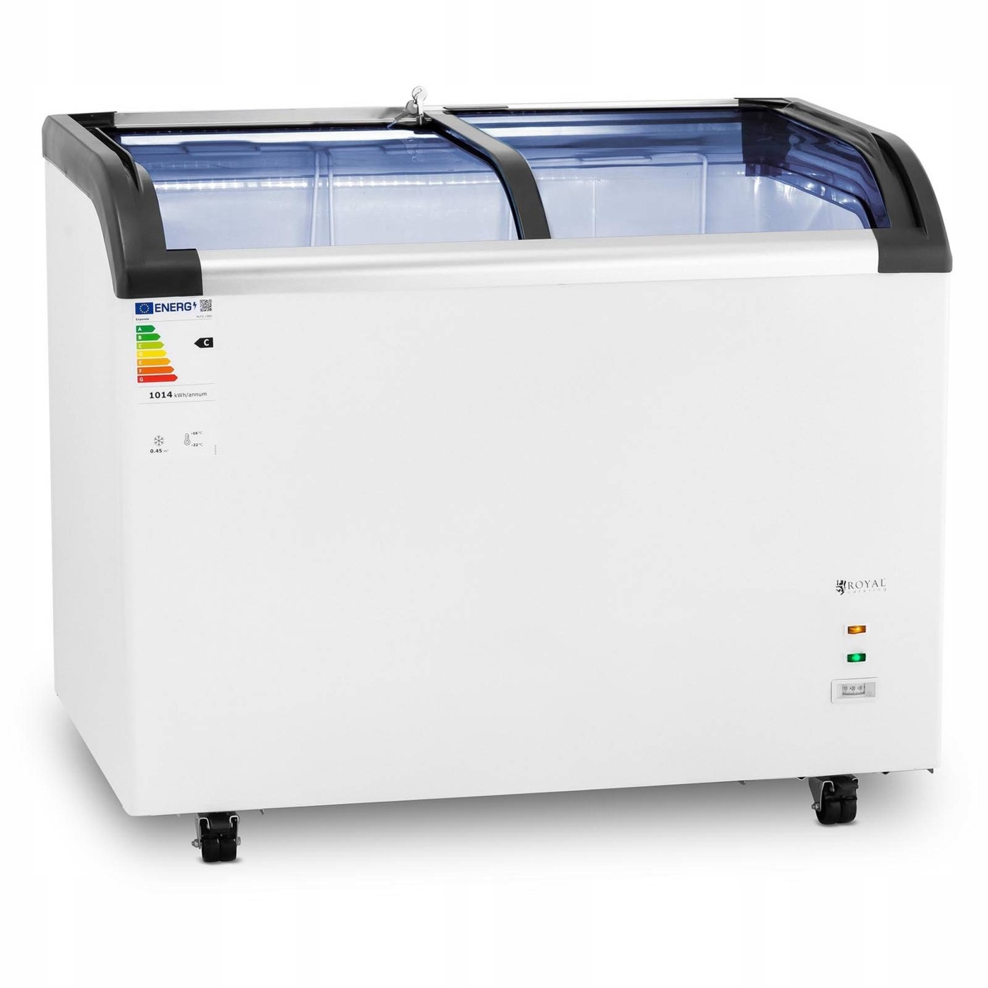 ZAMRAŻARKA SKLEPOWA DO LODÓW MROŻONEK LED NA KLUCZ