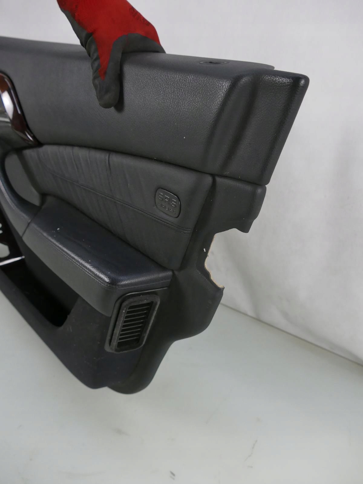 MERCEDES S W220 LIFT seat side right front black leather