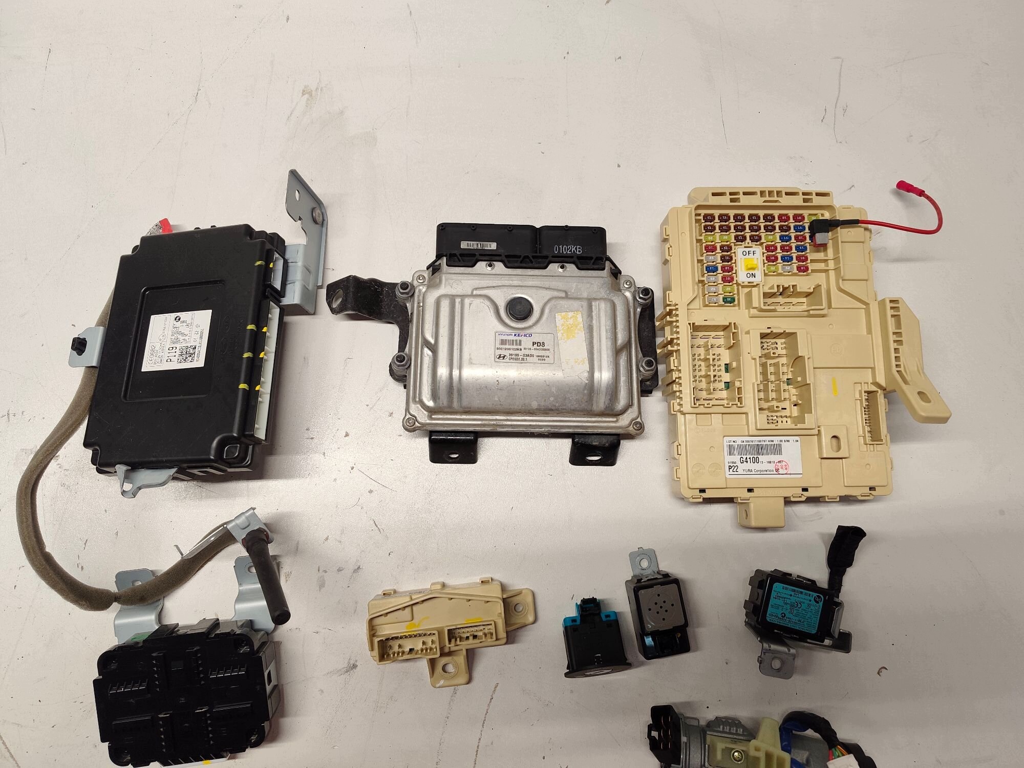 HYUNDAI I30 III 1.4 T-GDI control unit computer of the engine module 39199-03AD0