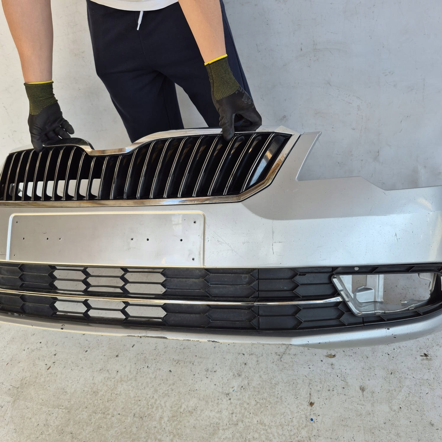 SKODA SUPERB II 2 LIFT 13-15 bumper front front