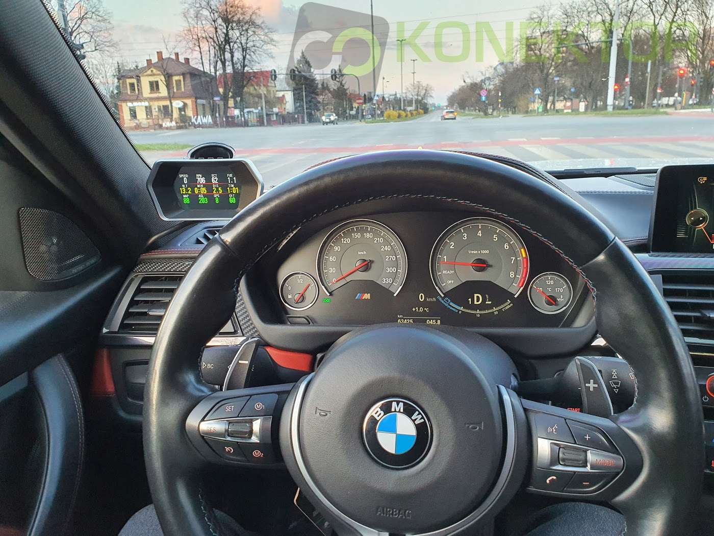 Wyswietlacz P17 Smart Digital Meter OBD2 GPS Mark Other