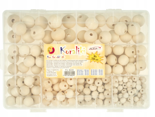 Korálky sada korálků v krabičce macramé decoupage 288ks