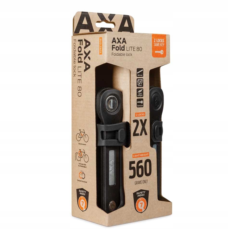 Zapięcia składane Axa Fold Lite 80 Duo Pack