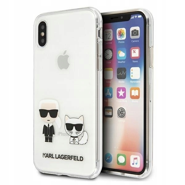 Karl Lagerfeld Klhcpxcktr iPhone X/Xs hardcase Transparent Karl & Choup